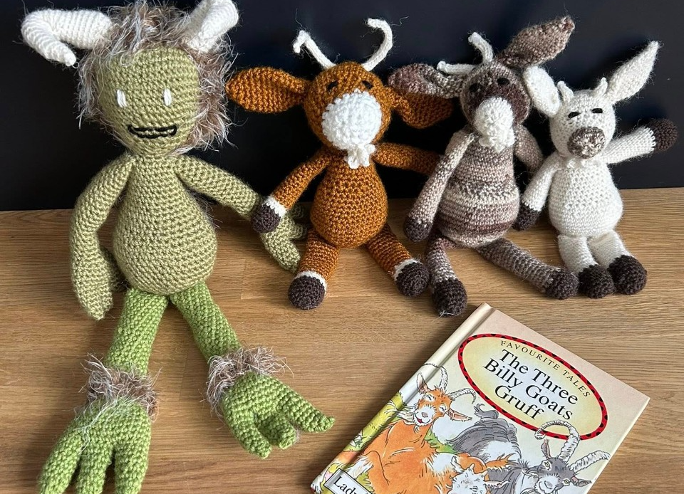 Three Billy Goats Gruff Story Sack